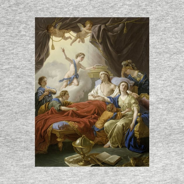 Allegory on the Death of the Dauphin by Louis-Jean-Francois Lagrenee by Classic Art Stall